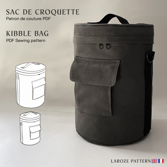 Patron PDF | Sac de croquette l Petite et grande taille