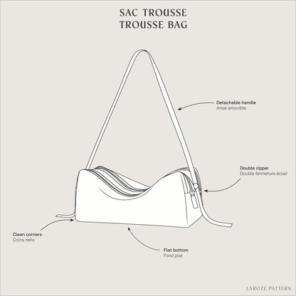 Patron PDF | Sac trousse